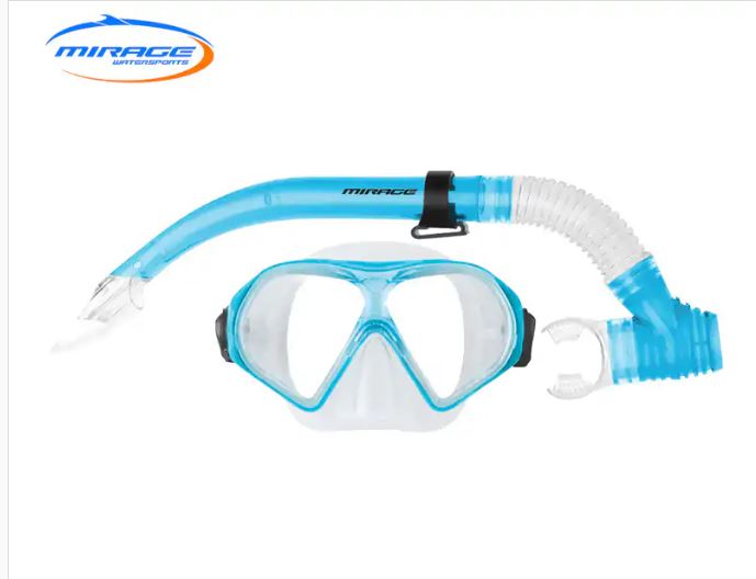 Mirage Adult Silitex Mask & Snorkel Set Blue