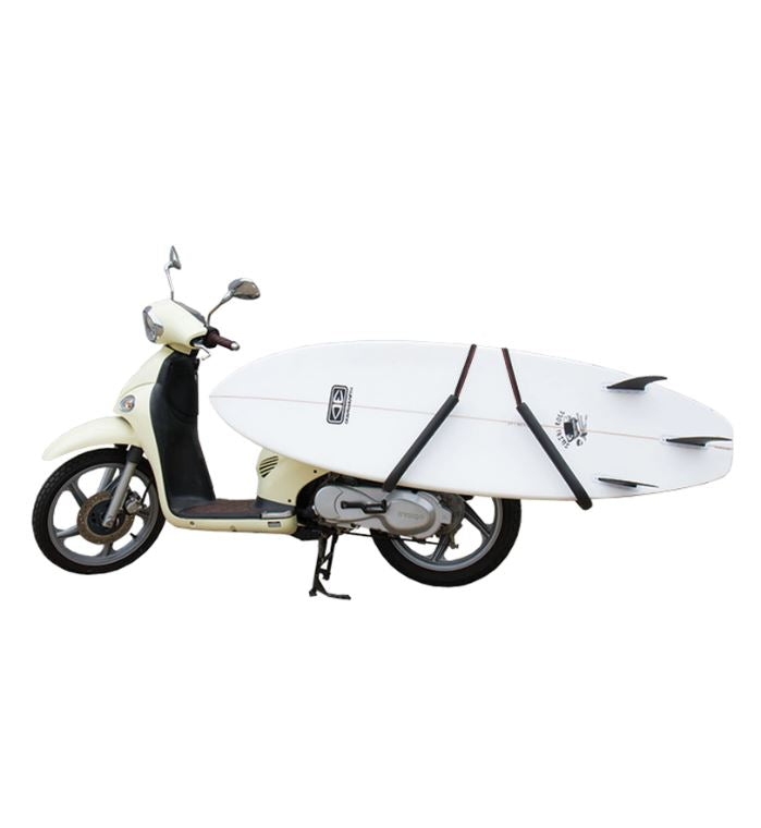 moped surfboard rack