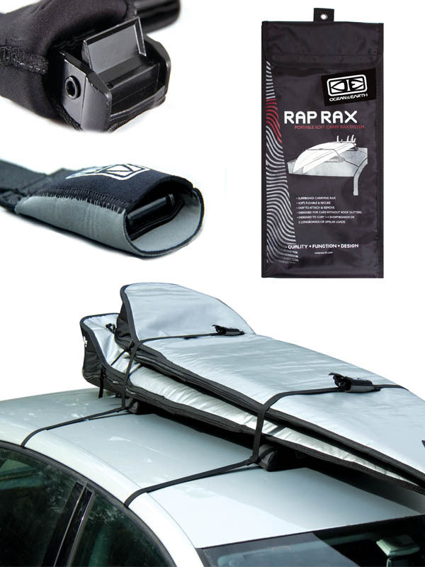 Surfboard Rap Rax - Soft roof rack system - Ocean & Earth WA