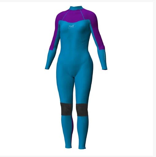 Crystal Steamer 3/2 Wetsuit - blue /purple